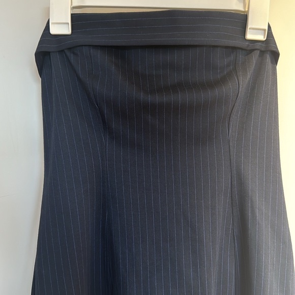 Pinstripe Strapless Dress - Picture 2 of 4